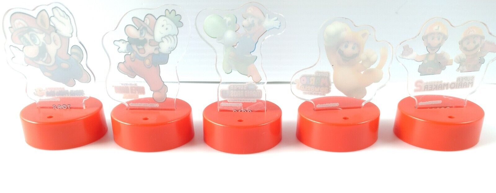 Super  Mario Bros. bottle cap marker limited edition set of 5