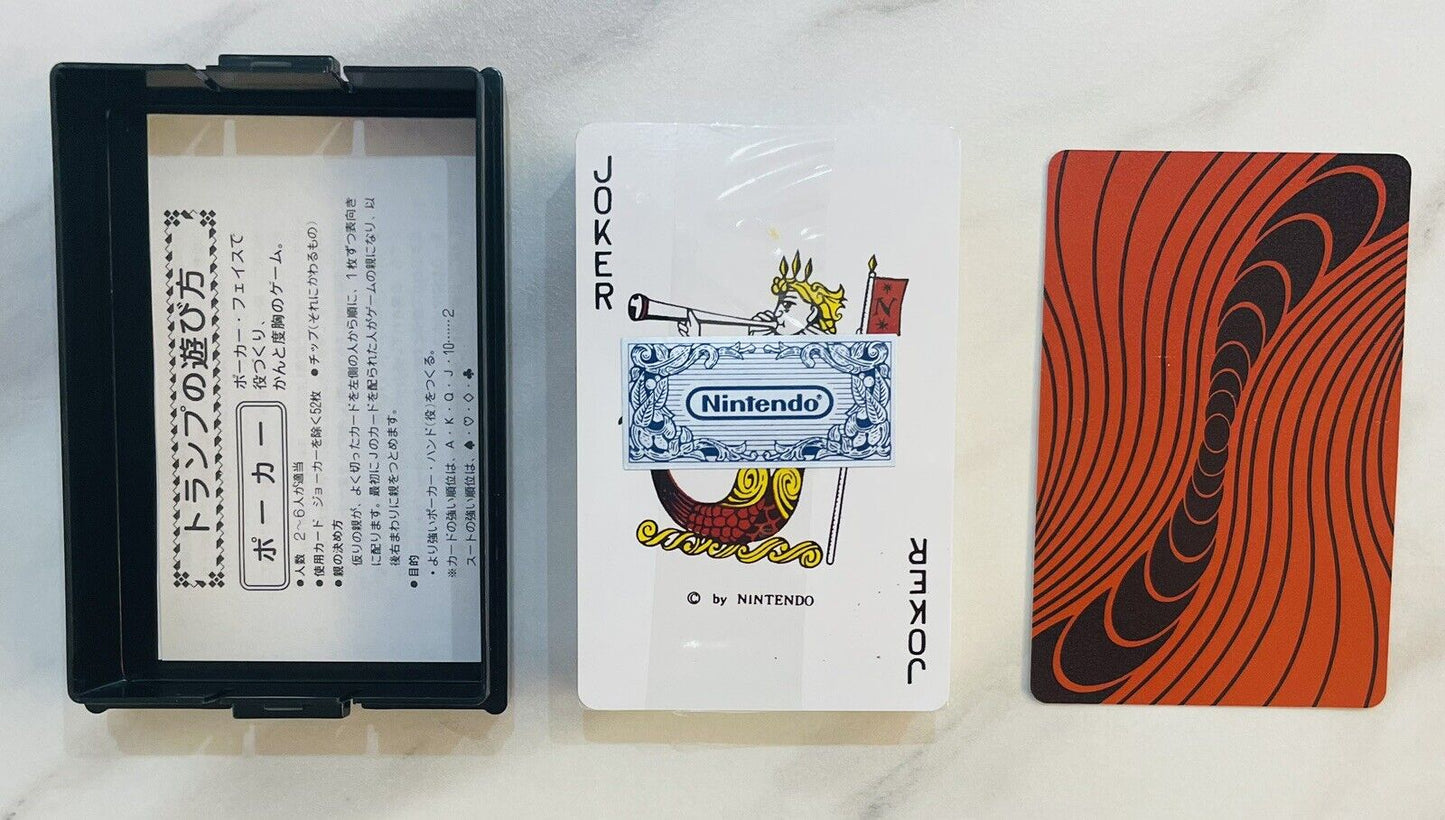 Nintendo plastic playing cards,discontinued product,Rare,unused.