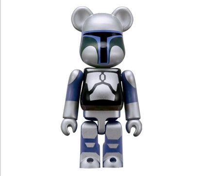 Star Wars Bearbrick Small Figure Key Chain Pepsi JANGO FETT New Sealed 2008