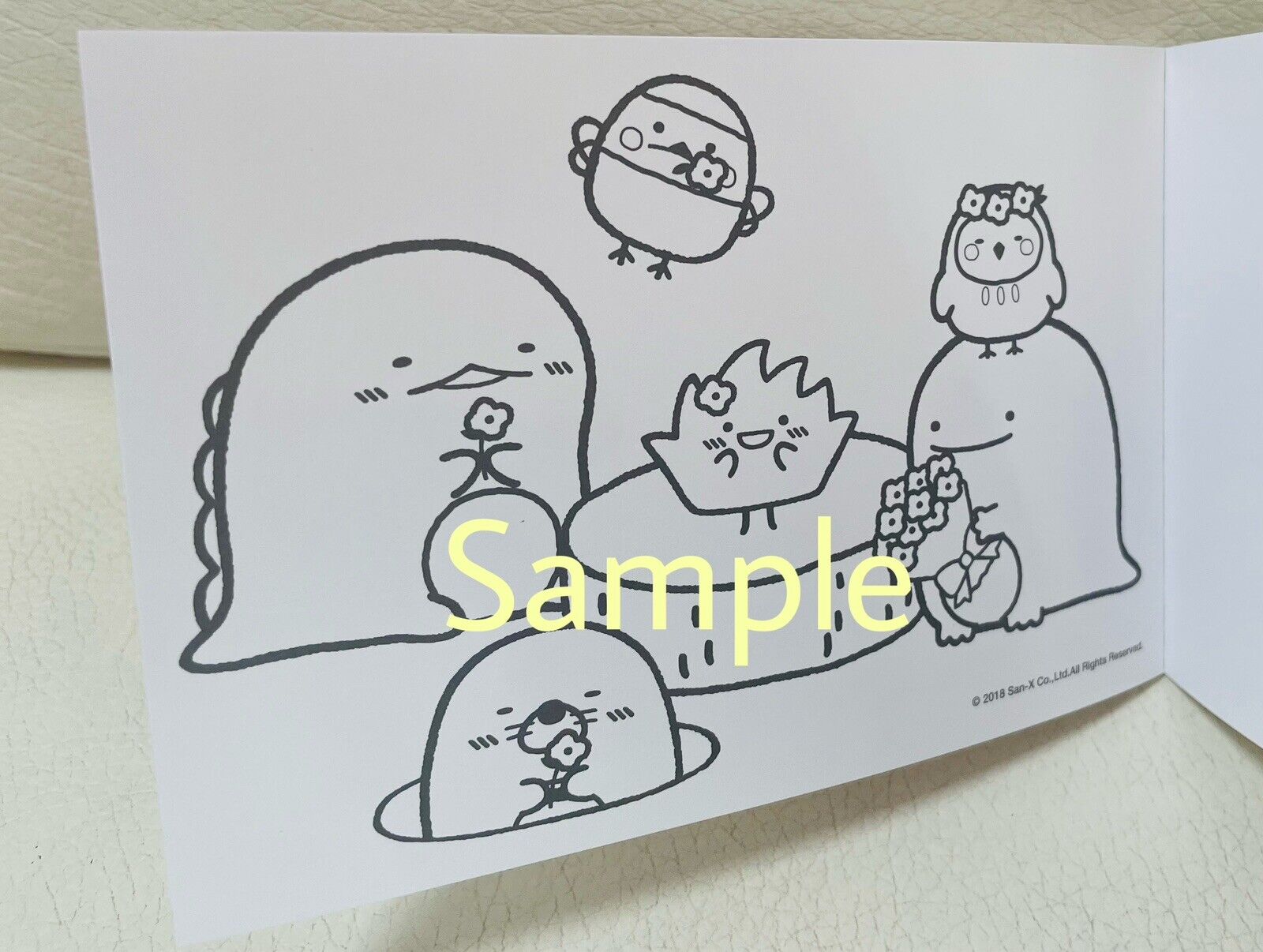 Sumikko gurashi coloring book and folding papers(Origami,Chiyogami)