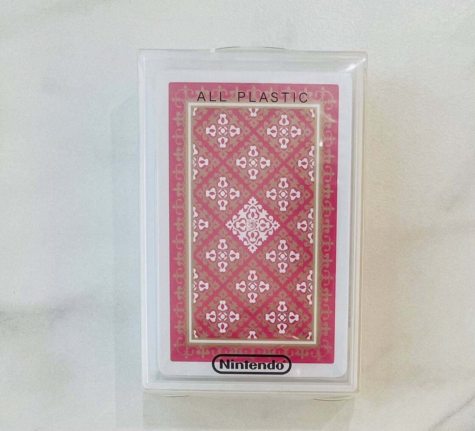 Nintendo plastic playing cards NAP622 Red New Sealed