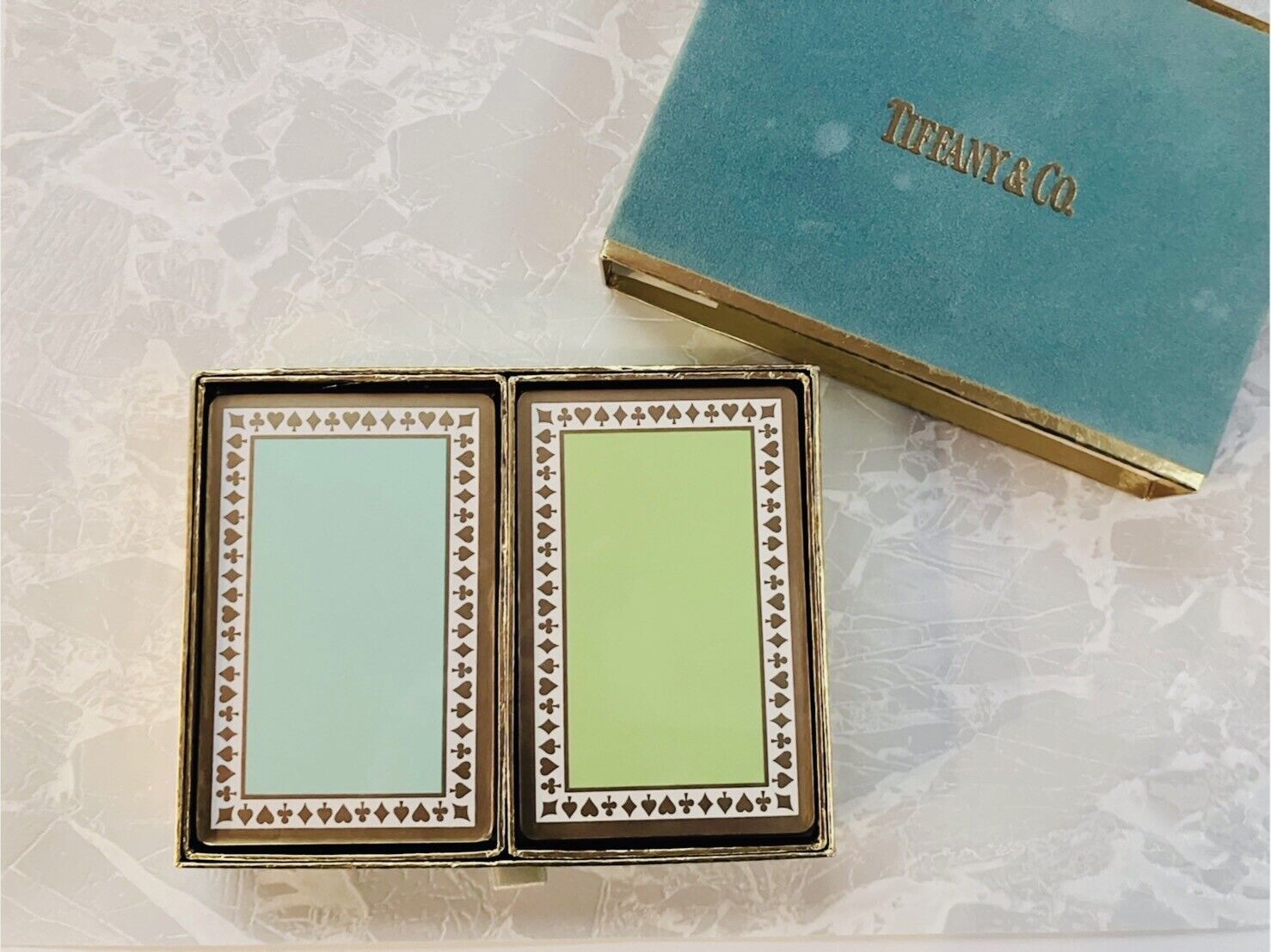 Tiffany & Co.Playing Cards 2 decks Cards are new sealed