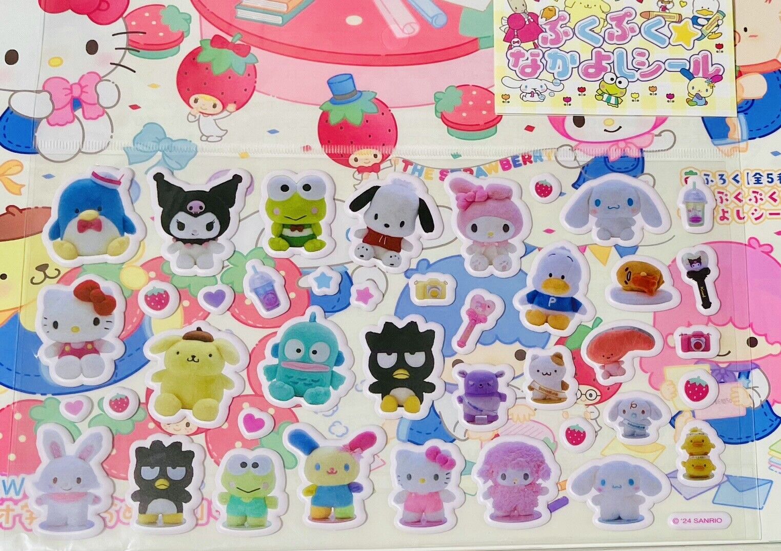 Sanrio Magazine Strawberry News June 2024 with stickers ＃5