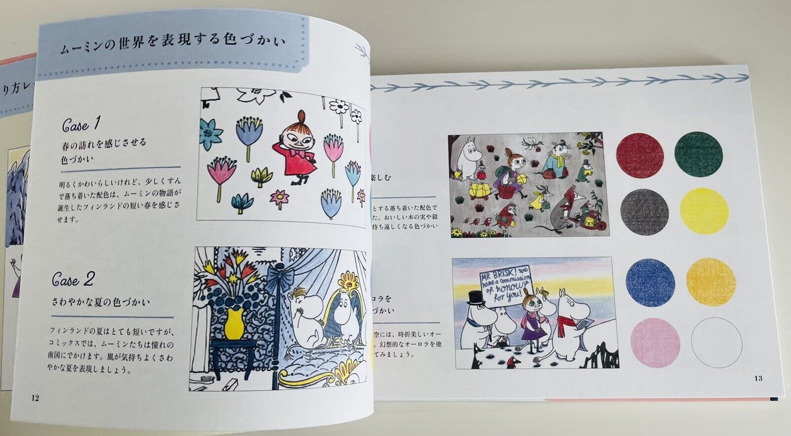 Moomin Postcard Book Coloring Book Japanese Edition