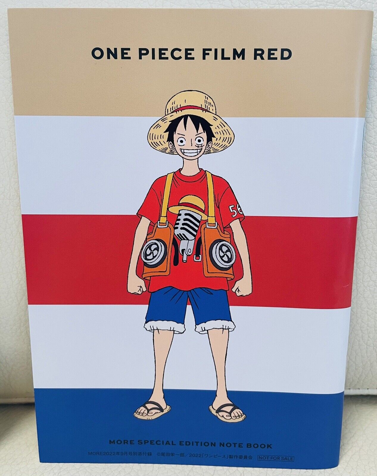 ONE PIECE Film Red Special notebook Uta,Luffy,from Japan