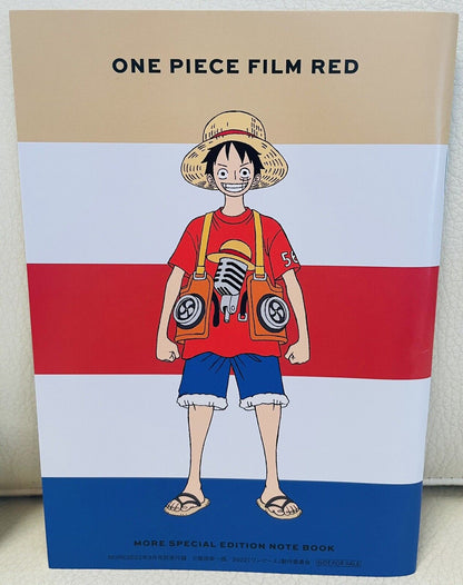 ONE PIECE Film Red Special notebook Uta,Luffy,from Japan