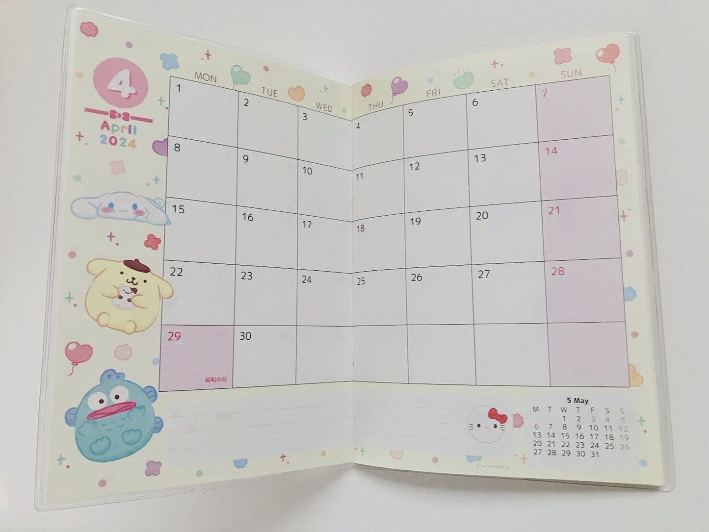 Sanrio characters Datebook Planner 2024.3 to 2025.4 Japanese Edition New