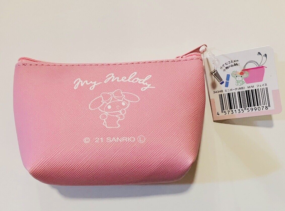 Sanrio My Melody Small Pouch Coin Purse New  Zipper Bag from Japan