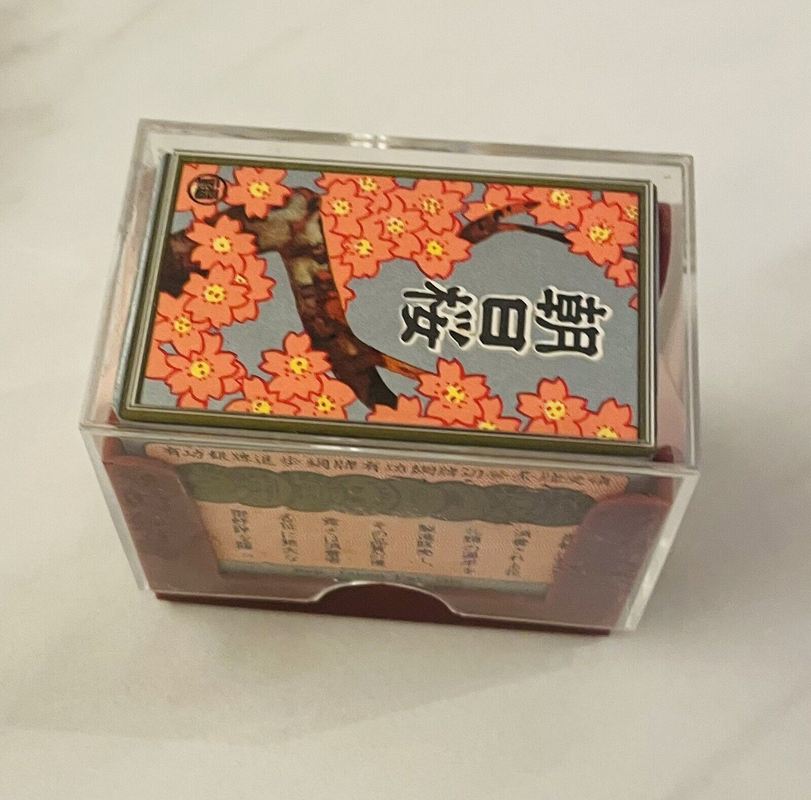 Vintage Nintendo Hanafuda 朝日桜 Red Very Rare,unused,made before 1989