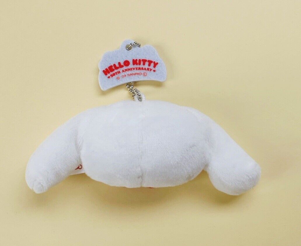 Sanrio Cinnamoroll Plush Key Chain Hello Kitty 50th Anniversary from Japan