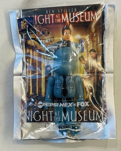 Pepsi Bearbrick The Night at the Musium Small Figure Key Chain New Sealed 2007