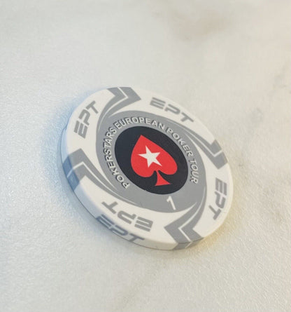 Poker Chips POKERSTARS EPT Ceramic Chips,11 pieces sample Set