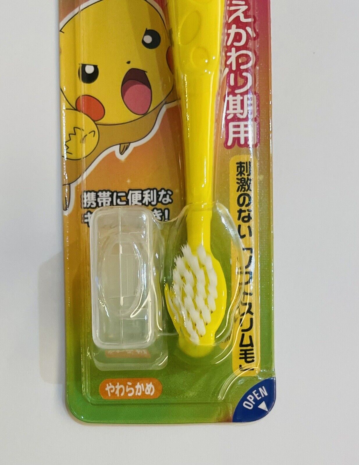 Pokemon Toothbrushes Set of Pikachu and Squirtle for 6 to 12years old kids