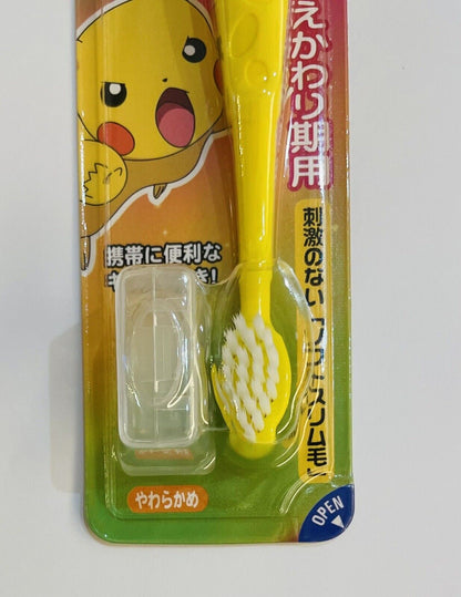 Pokemon Toothbrushes Set of Pikachu and Squirtle for 6 to 12years old kids