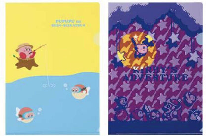 Nintendo Kirby Folders,2 pieces,A4 size,new,sealed,Ichibankuji