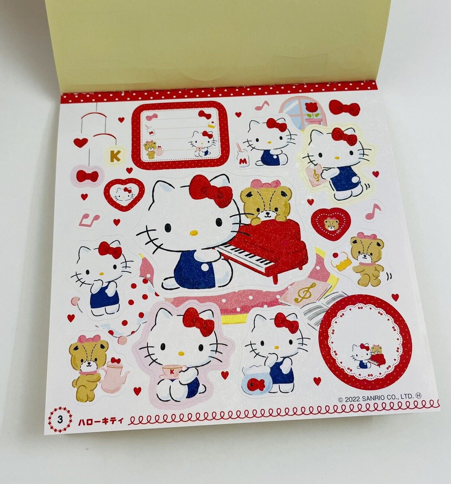 Sanrio Sticker Book♡22 sheets of stickers.Sanrio popular characters New Sealed