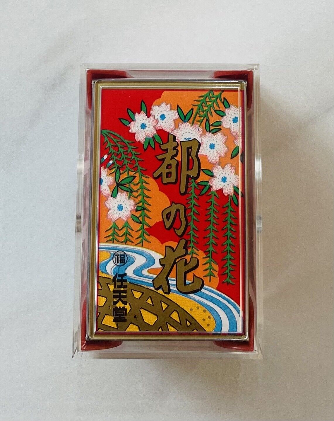 Nintendo Hanafuda Miyakonohana 都の花　Japanese Playing Cards Flower Cards Red New