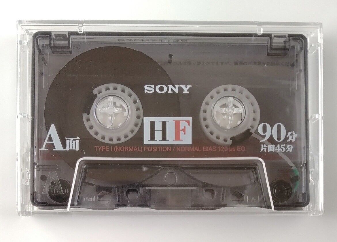 Sony Cassette Tape HF90 3 Pieces 3C-90HFA New Unsealed