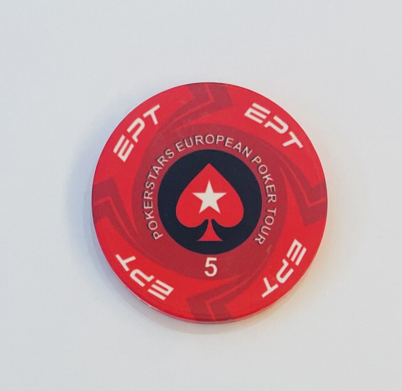 Poker Chips POKERSTARS EPT Ceramic Chips,11 pieces sample Set