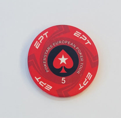 Poker Chips POKERSTARS EPT Ceramic Chips,11 pieces sample Set