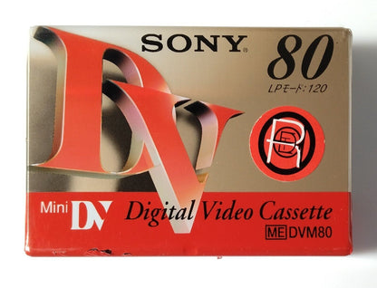 Sony mini DV tape cassette 60 minutes 4pcs (DVM60) plus 80 minutes 1pcs(DVM80)