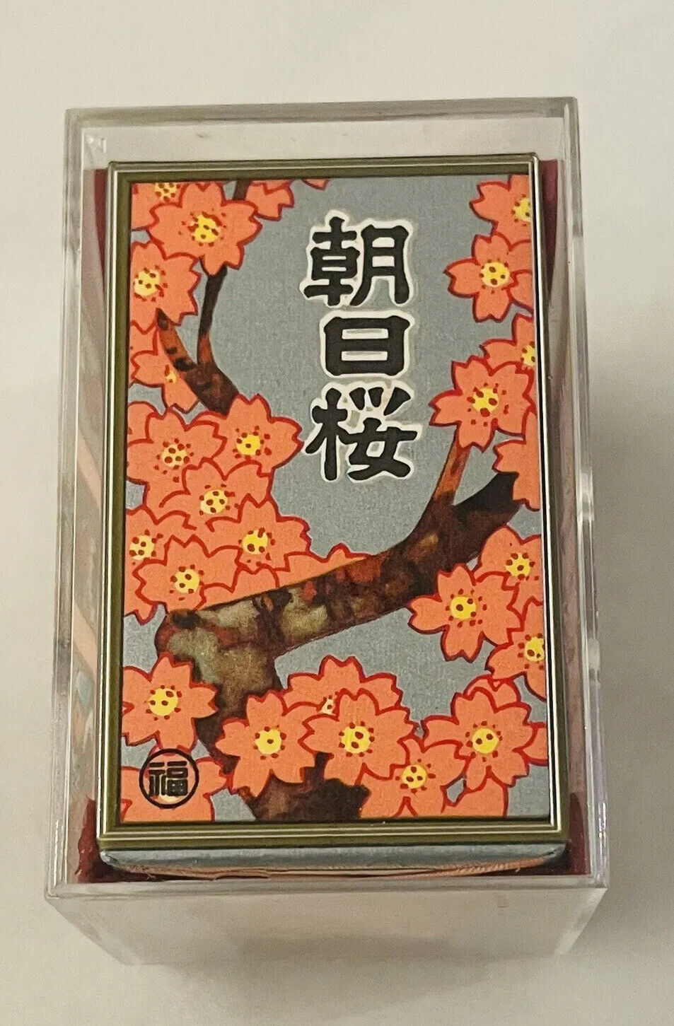 Vintage Nintendo Hanafuda 朝日桜 Red Very Rare,unused,made before 1989