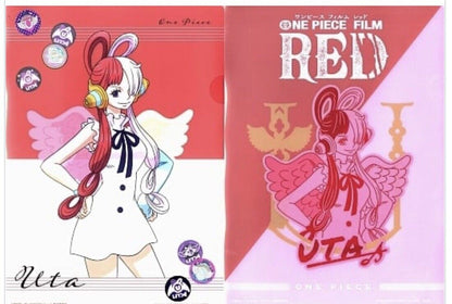 ONE PIECE Film Red UTA Folders.2 pieces.A4 Size,from Japan,Ichibankujl