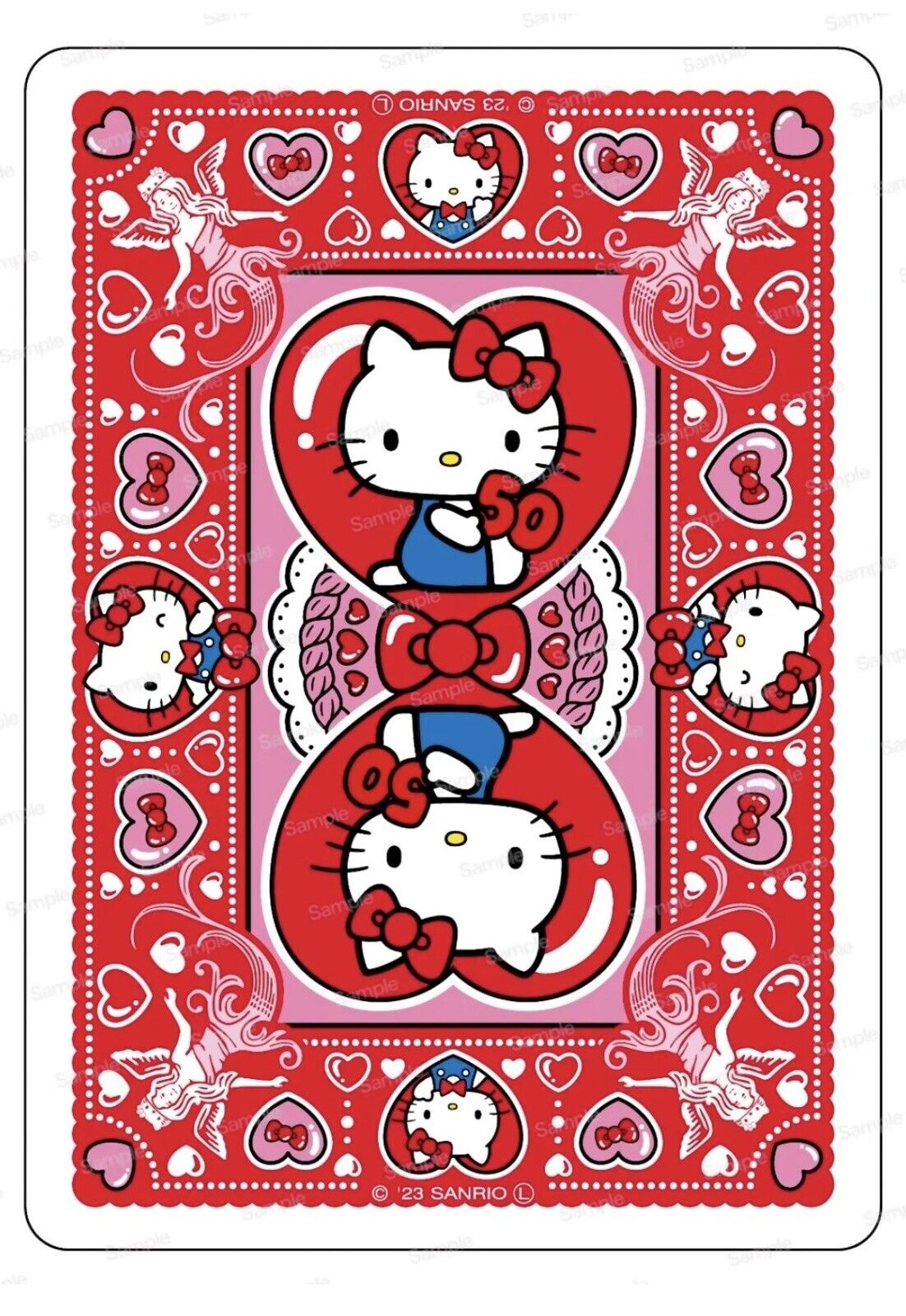 Bicycle Hello Kitty Playing Cards 50th Anniversary of Hello Kitty New,Sealed