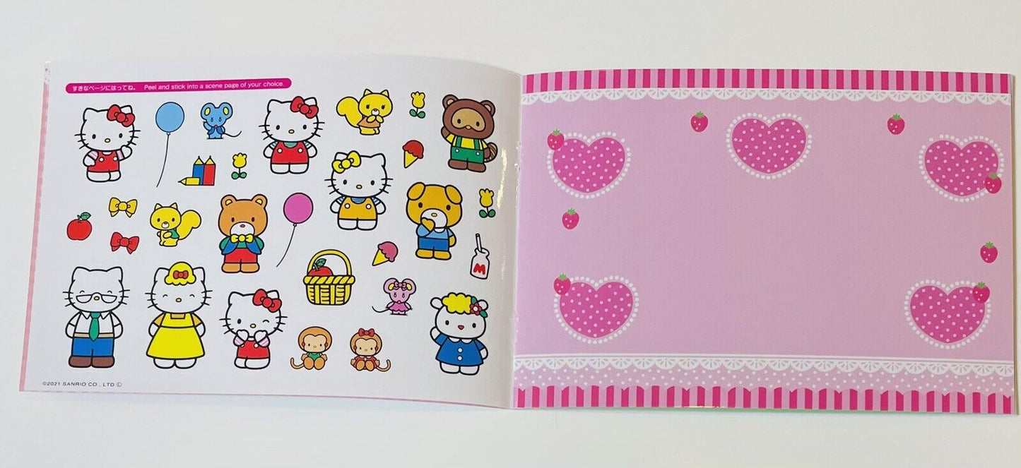 Hello Kitty Sticker Book/2021/Japanese and English language/unused