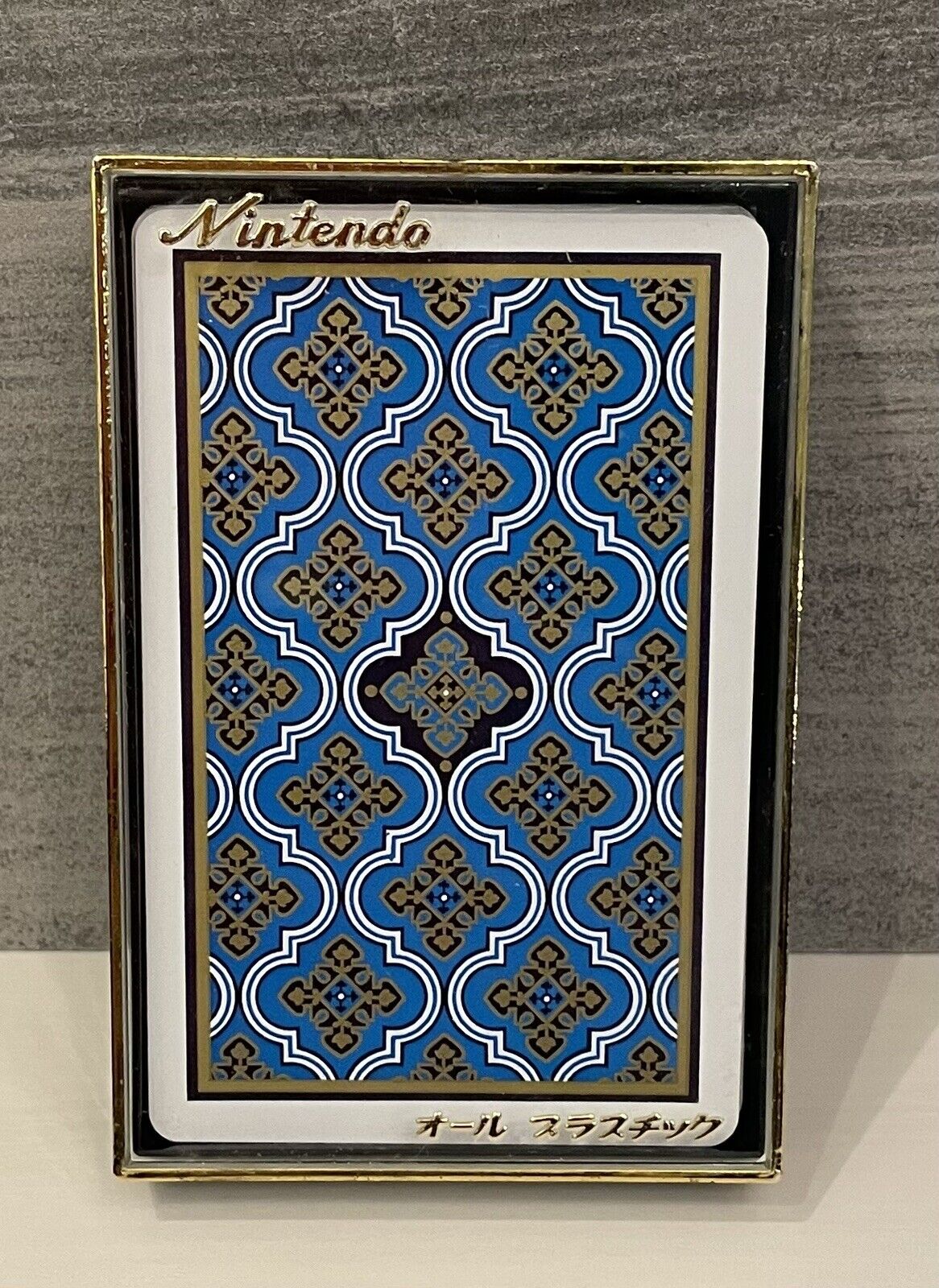 Vintage Nintendo plastic playing cards,unused,made before 1989.Rare