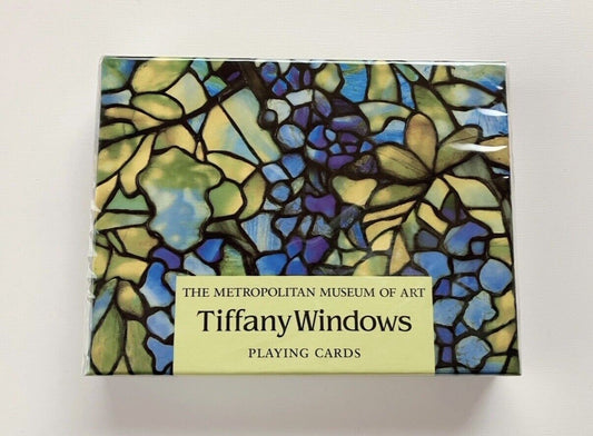 Tiffany Windows The Metropolitan Museum of Art Playing Cards 2 Decks Sealed 2003