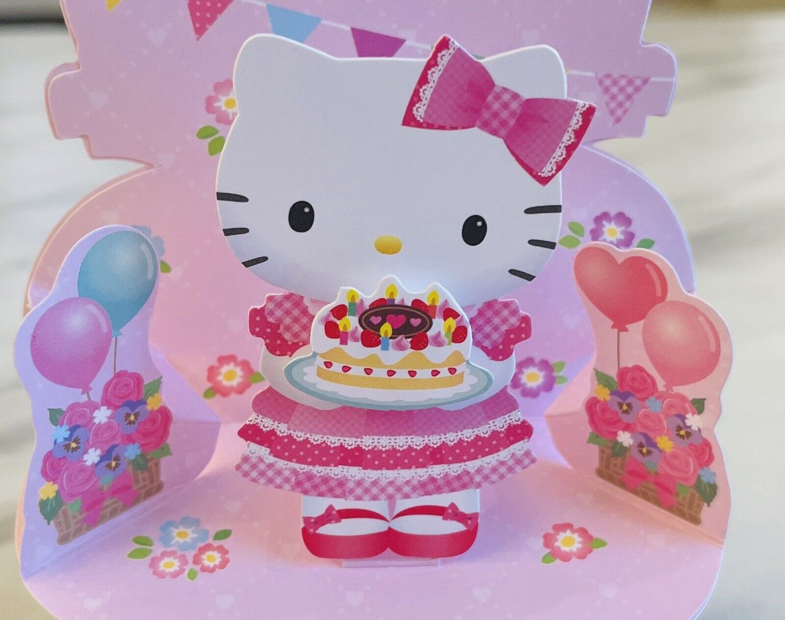 Sanrio Hello Kitty Birthday Card ♡ Pop up card