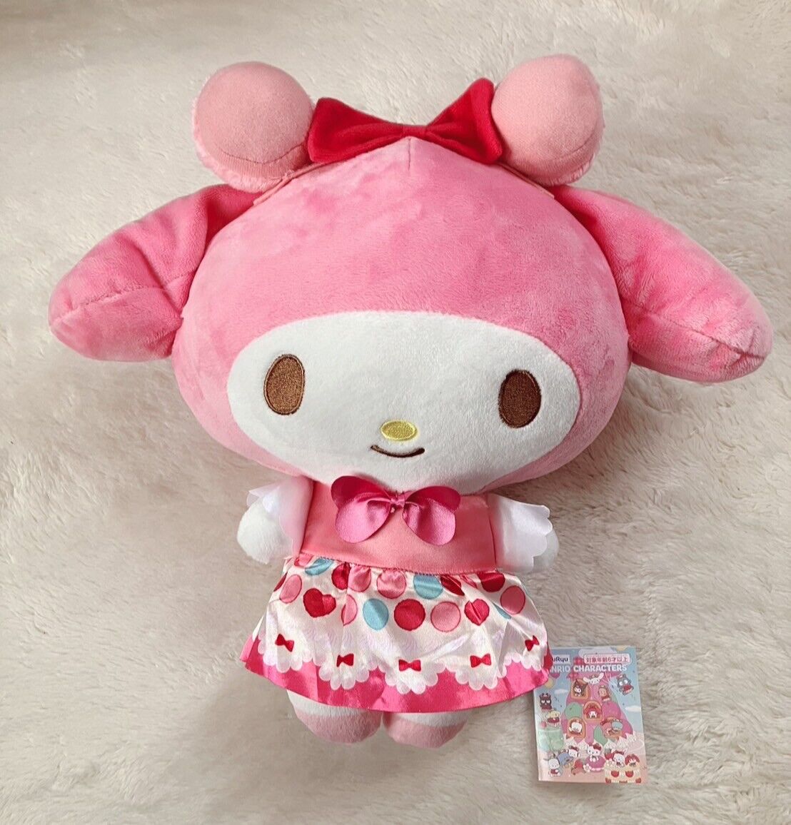 Sanrio Hello Kitty and My Melody Big Plush Set Happy Macaron Birthday