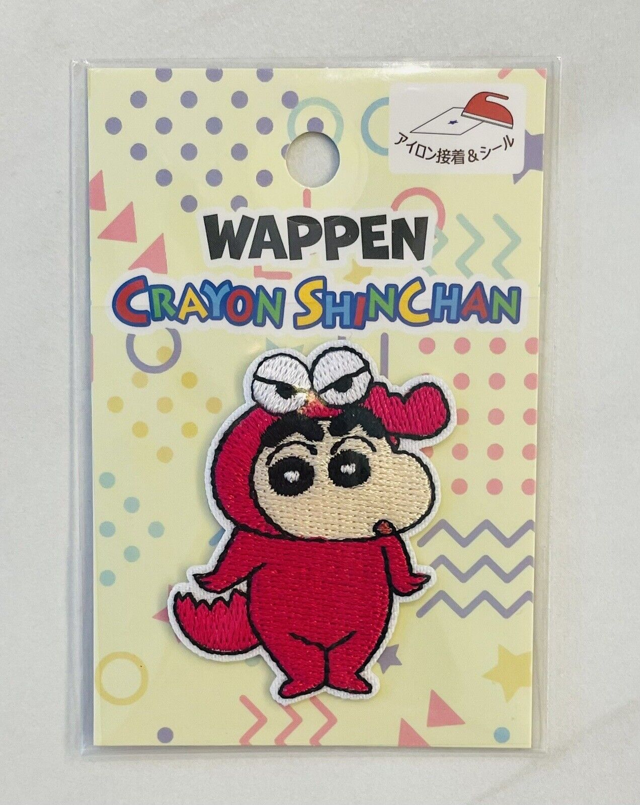 CRAYON SHIN CHAN Iron on Patch 3 pieces New from Japan