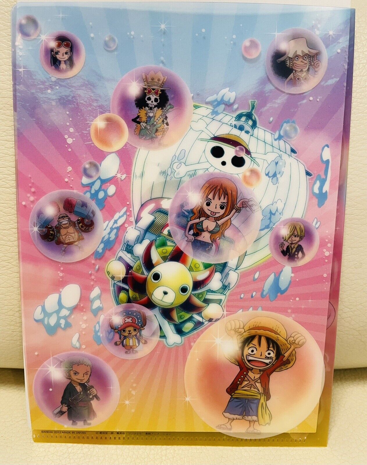 ONE PIECE file folder and a big card/2012/Rare/from Japan/Princess Shirahoshi