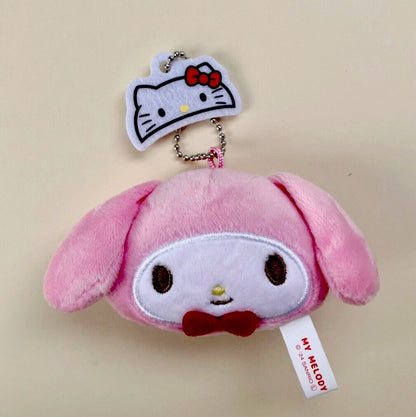 Sanrio My Melody Plush Key Chain Hello Kitty 50th Anniversary from Japan