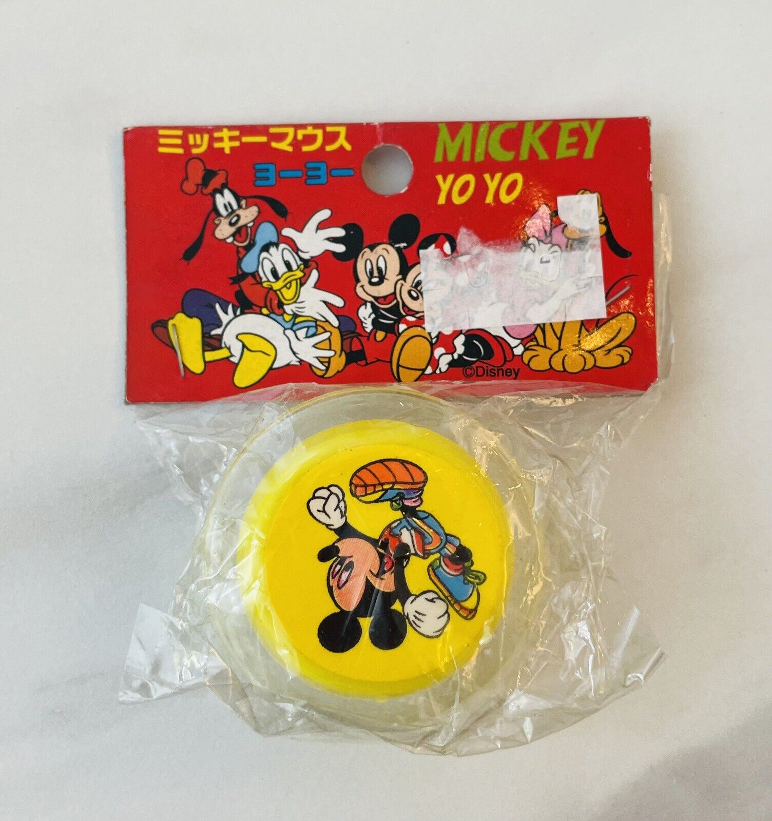 Disney Mickey Mouse retro YO-YO spinner rare new sealed