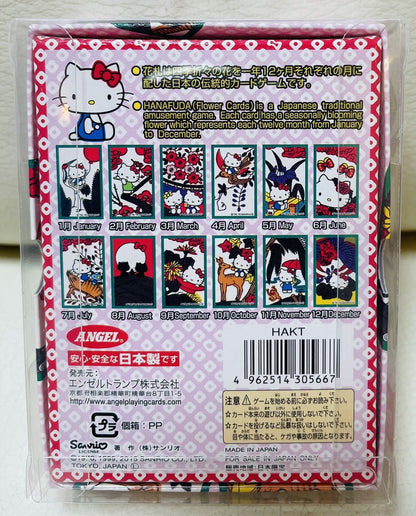 Hello Kitty Hanafuda,Japanese playing cards with English instructions from Japan