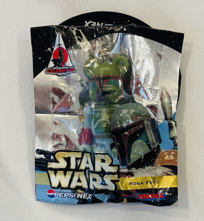 Star Wars Bearbrick Small Figure Pepsi BOBA FETT New Sealed 2008