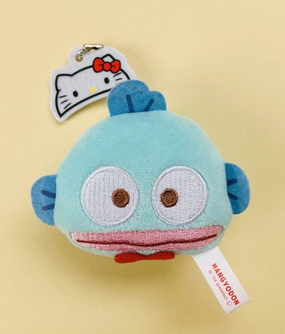 Sanrio HANGYODON Plush Key Chain Hello Kitty 50th Anniversary from Japan