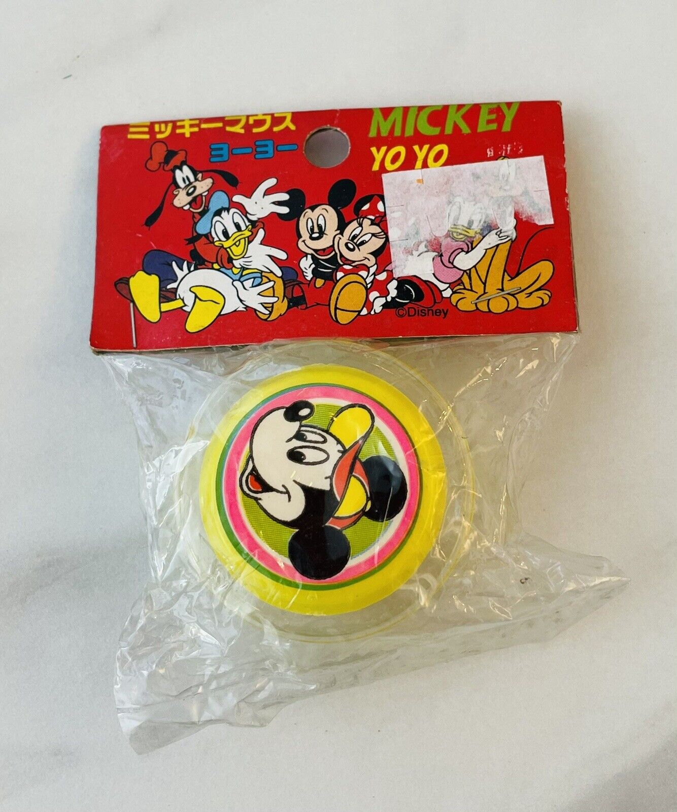 Disney Minnie Mouse retro YO-YO spinner rare new sealed