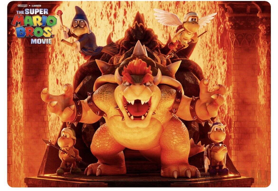 Bowser Koopa 3D Plastic Board B5 size/Theater Limited/New