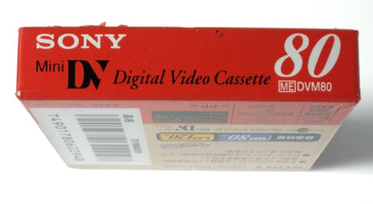 Sony mini DV tape cassette 60 minutes 4pcs (DVM60) plus 80 minutes 1pcs(DVM80)