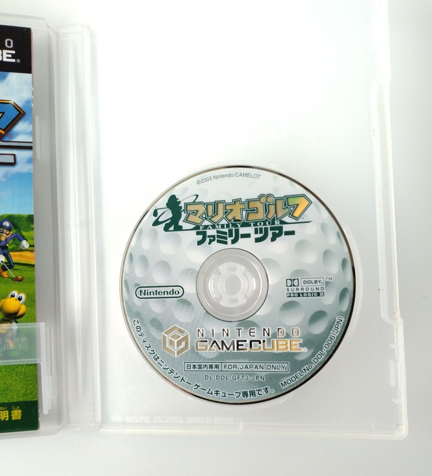 Mario Golf Family Tour Nintendo Gamecube Software Japanese version