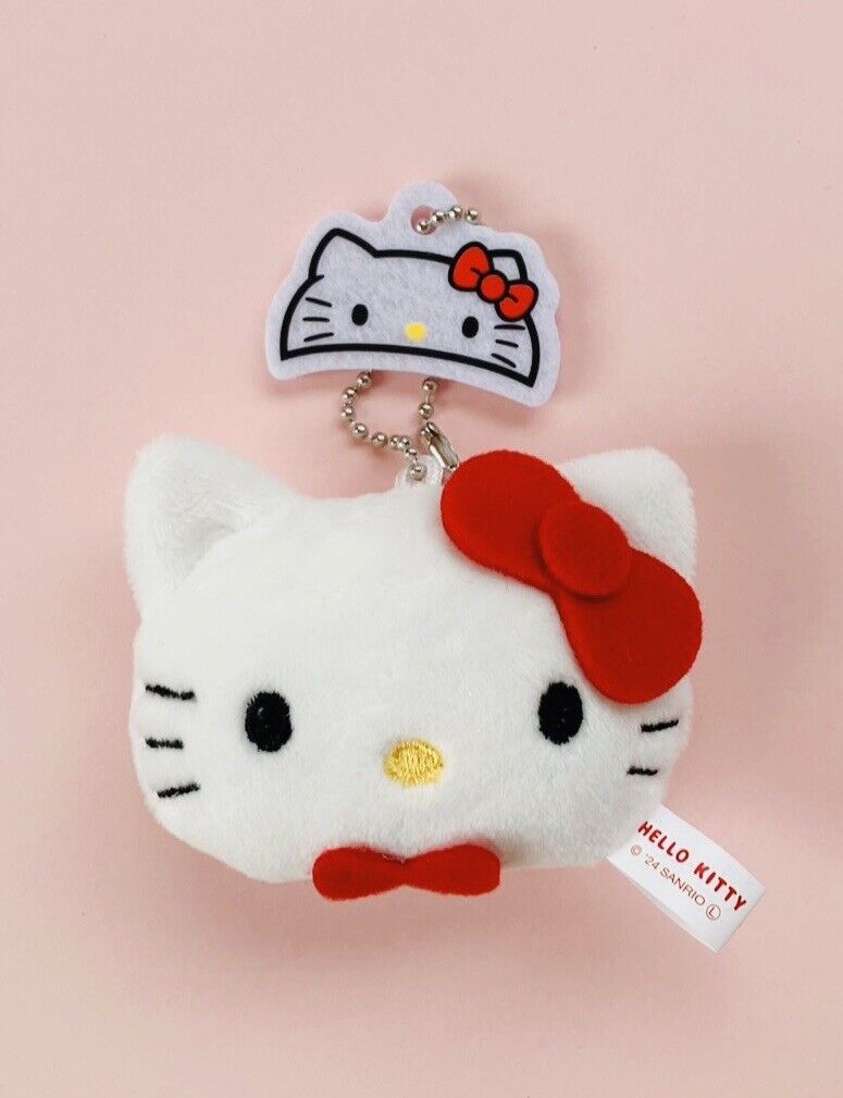 Hello Kitty 50th Anniversary Plush Key Chain ♡New from Japan