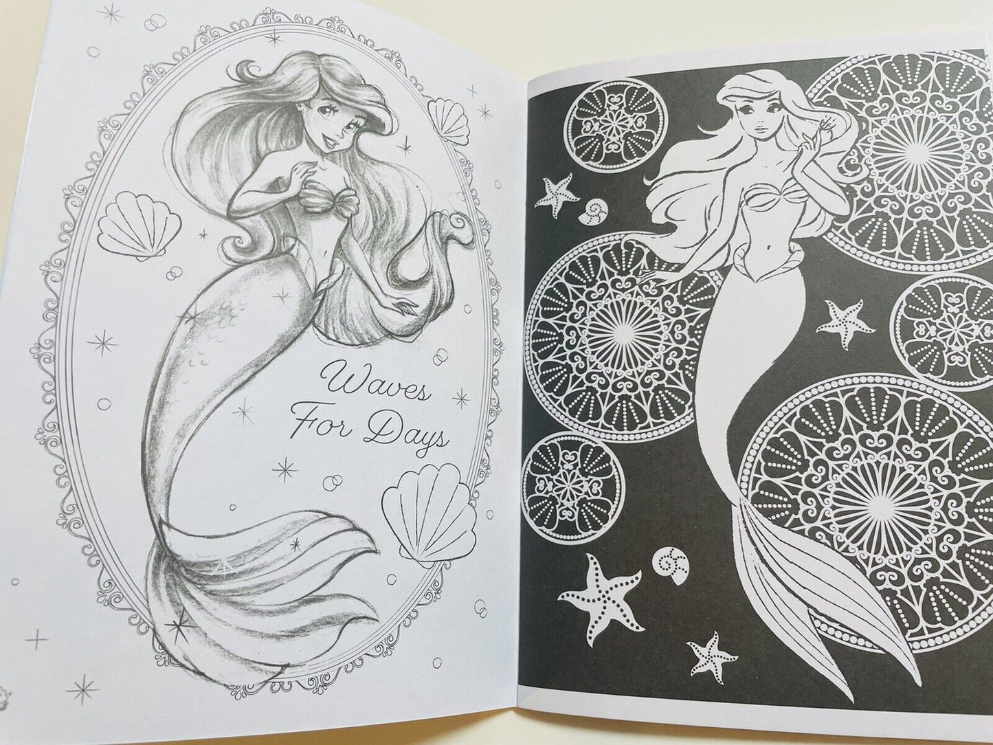 The Little Mermaid Ariel Coloring Book Japanese Edition