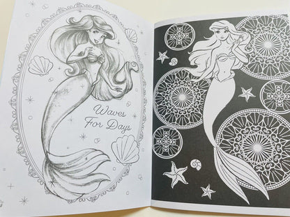 The Little Mermaid Ariel Coloring Book Japanese Edition