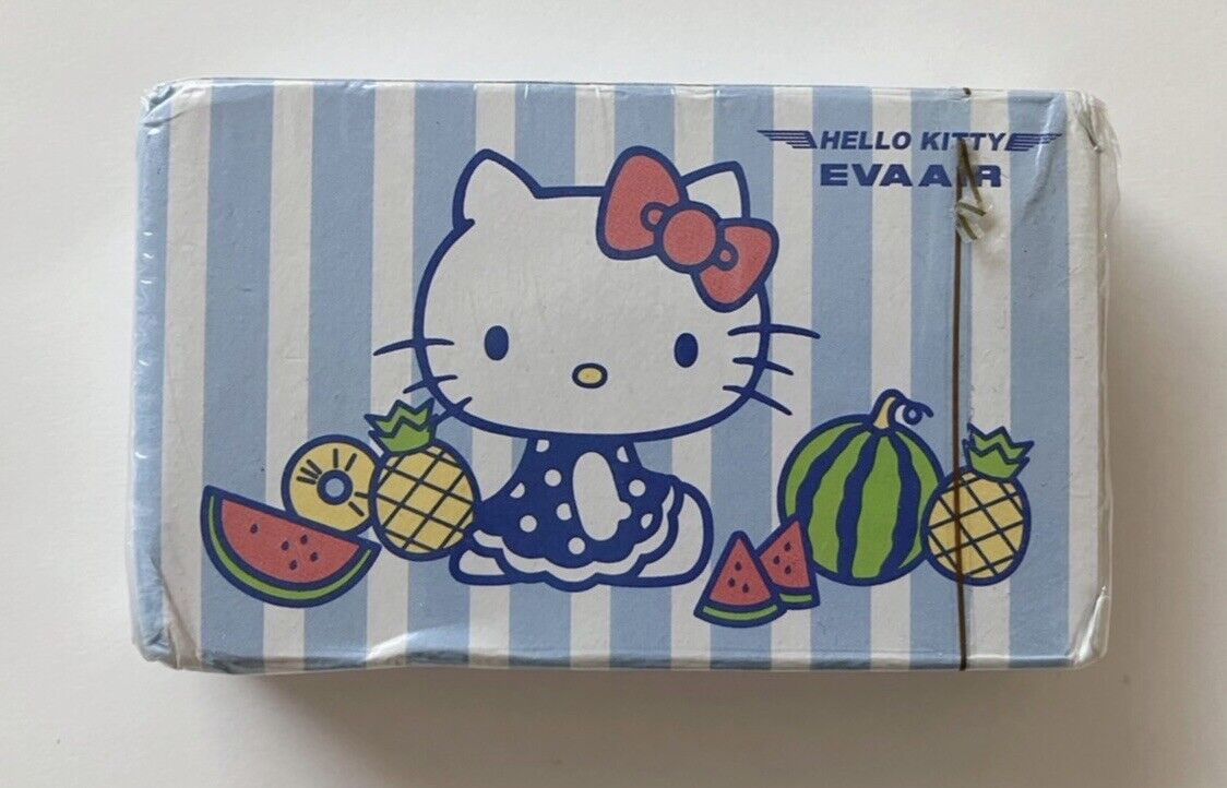 Hello Kitty Playing Cards EVA AIR From Japan Package is damaged