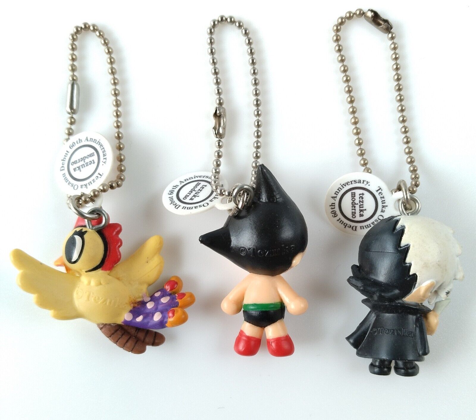 Coca Cola Astro Boy , Black Jack and Phoenix Keychain Figure Set Osamu Tezuka