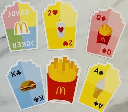 McDonald's Playing Cards,French Fries Shaped.2016.Rare☆Japanese Edition.